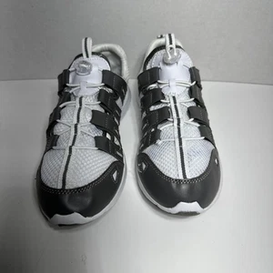 Scrubs RX Womens Athletic Shoes Size 9 White/Grey Mesh Slip-On Lightweight - Picture 1 of 5