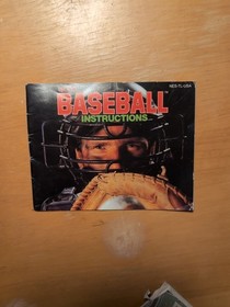Tecmo Baseball Nintendo NES Instruction Manual Only