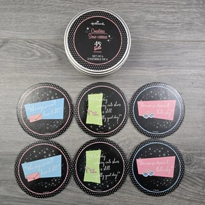 Hallmark Barbie 45th Anniversary Cardboard/Cork Set of 6   Drink Coasters - Picture 1 of 4