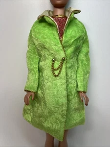 Excellent Gorgeous Vintage Mattel Barbie Doll Velvet Venture Dress Jacket #1488 - Picture 1 of 5