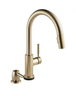 Grifo de cocina Delta Trask Touch2O dorado champán bronce Touchon 19933T-CZSD-DST Foto 1 de 4