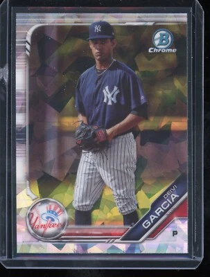 2019 Bowman Chrome Sapphire Deivi Garcia New York Yankees #BDC-164 - Image 1 of 2