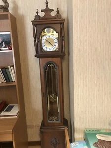 STUPENDO OROLOGIO A PENDOLO DA MURO TEMPUS FUGIT ARTE PRESTIGIO NO RESERVE !!!! - Foto 1 di 3