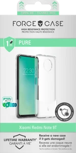 Coque Renforcée Xiaomi Redmi Note 9T PURE Transparente - Garantie à vie Force Ca - Photo 1 sur 5