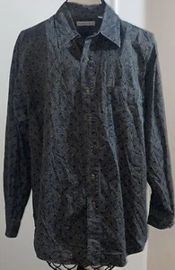 Vintage Bugle Boy Co. 90's Y2K Paisley & Polka Dots Button Shirt Mens M - Picture 1 of 4