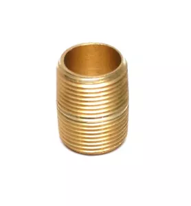 3/4 Npt Male Close Nipple Brass Pipe Fitting Air Fuel Oil Gas Water FasParts - Picture 1 of 7