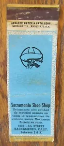 COPERTINA LIBRO FIAMMIFERI NEGOZIO DI ABBIGLIAMENTO: NEGOZIO DI SCARPE SACRAMENTO (SACRAMENTO, CA) -G23 - Foto 1 di 1