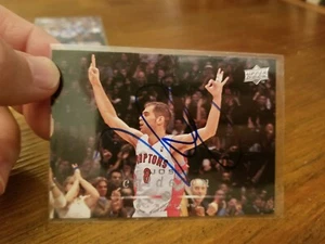 Signed 2008 Upper Deck Basketball #185 Jose Calderon Toronto Raptors Autograph - Picture 1 of 4