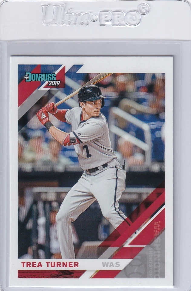 2019 DONRUSS TREA TURNER WASHINGTON NATIONALS BASEBALL - H4799 - Image 1 of 2