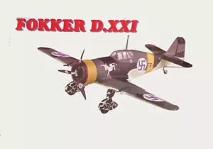 Fokker D.XXI 1/72 Model Kit - Picture 1 of 4