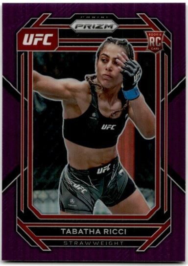 2023 PANINI PRIZM UFC PURPLE PRIZMS RC TABATHA RICCI ROOKIE #108 MMA 072/149