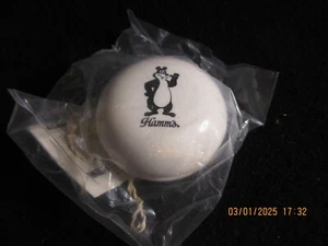 Vintage Hamm's Beer White Yo-Yo Duncan Imperial USA yoyo NEW Yo-yo - Picture 1 of 4