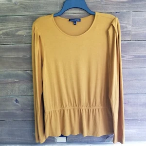 Abito blusa donna Banana Republic taglia grande giallo manica lunga - Foto 1 di 5