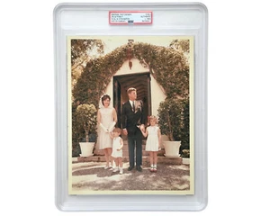 President John F. Kennedy & Family on Easter PSA Type 1 Iconic Photograph - Picture 1 of 2