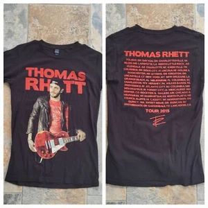 Thomas Rhett 2015 Konzert Tour Erwachsene klein schwarz T-Shirt Country Musik 2-seitig - Bild 1 von 7