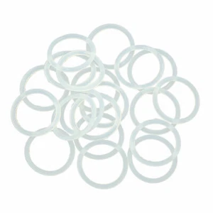 20Pcs Silicone O-Rings, 21mm OD, 17mm ID, 2mm Width, Seal Gasket White✦KD - Picture 1 of 4