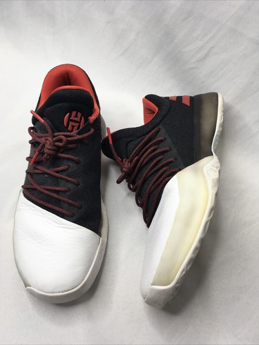 ADIDAS JAMES HARDEN Vol. 1 Scarpe basse nero bianco rosso BW0630 EU 39 5 US 6 5
