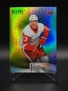 Lucas Raymond 2021-22 Upper Deck Allure #R-6 Green/Blue Rainbow RC #121/299 - Picture 1 of 5