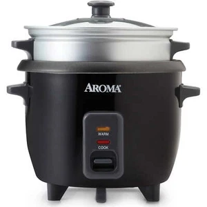 Aroma 6-Cup Pot Style Rice Cooker - Picture 1 of 3