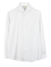Suitsupply Cotton Tencel Extra Slim Fit Camicia Formale Uomo 43/17 Gessato