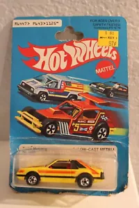 Hot Wheels Turbo Mustang No. 1125 Die Cast 1979 Hong Kong Red Interior READ DESC - Picture 1 of 10