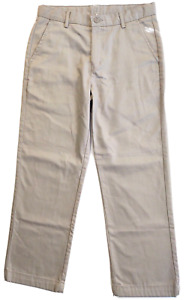 Docker's Boy's Flat Front Pants Khaki Size 18
