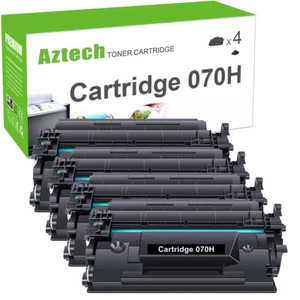 4 Pack 070H WITH CHIP HIGH YIELD Toner for Canon imageClass LBP244dw MF465dw - Picture 1 of 10