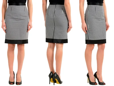 DSQUARED2 SILK COTTON SEIDE DEADSTOCK CATWALK MINI PENCIL SKIRT PARTY ROCK XS - Bild 1 von 4