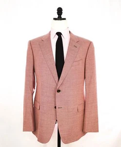 $1,595 ARMANI COLLEZIONI - *Made In Italy* Pink Textured "S Line" Blazer - 46R - Picture 1 of 10