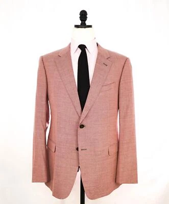 $1,595 ARMANI COLLEZIONI - *Made In Italy* Pink Textured "S Line" Blazer - 46R - Image 1 of 4