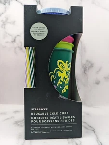 STARBUCKS Holiday  2023 Cold Cup 5 PACK  COLOR CHANGING Set - Picture 1 of 8