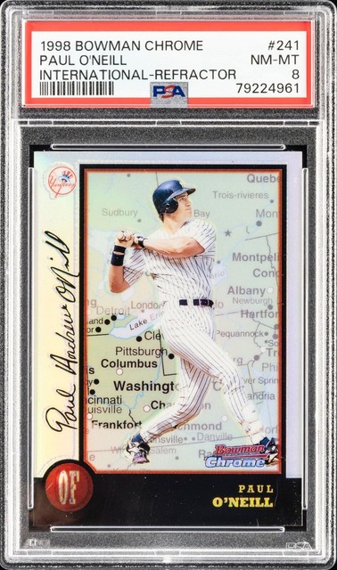 1998 Bowman Chrome International Refractor #241 Paul O