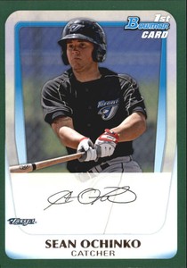 2011 (BLUE JAYS) Bowman Prospects Green #BP47 Sean Ochinko/450