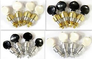 Light 14g Ukulele machine head Tuning Peg Tuner Gold / Chrome Plated Surface 128 - Picture 1 of 18