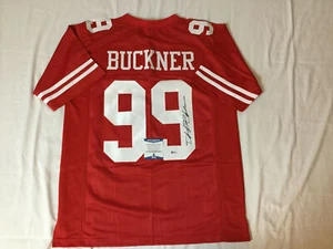 DEFOREST BUCKNER SIGNED SAN FRANCISCO 49ERS CUSTOM JERSEY BECKETT BAS COA H99973 - Picture 1 of 4