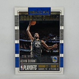 Kevin Durant Road to the Finals Insert #D/999 2018-19 Hoops Basketball #58 Mint