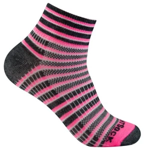 WRIGHTSOCK Sportsocke Coolmesh II - anti-blasen- mittellang - neon pink Socken
