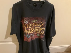 Rare Vintage Kentucky Headhunters Pickin On Nashville Tour 1990 T Shirt 2X - Bild 1 von 5