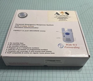 Sistema Personal de Respuesta a Emergencias ATS con Colgante de Voz Bidireccional NUEVA CAJA ABIERTA - Imagen 1 de 8