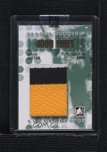 2007-08 ITG Superlative Famous Fabrics 1000 Points Gold 1/1 Brian Leetch HOF 7ez - Picture 1 of 3