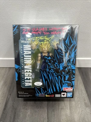 S.H. Figurarts Majin Vegeta 2023 SDCC Event Exclusive Signed Christopher Sabat - Image 1 of 4