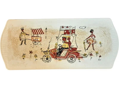 Limburg Porcelain Serving Platter Rectangular 60er Vintage Cake Plate Elegant - Image 1 of 4