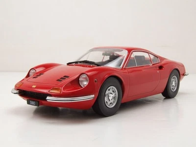 Ferrari Dino 246 Gt 1969 Rosso Modellino Auto 1:18 MCG - Immagine 1 di 4