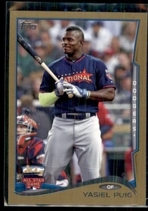 2014 Topps Gold Yasiel Puig 0609/2014 Los Angeles Dodgers #US223 - Picture 1 of 2