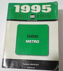 1995 Geo Metro Factory Service Repair Manual GMP/95-M Replaces GMP/95-M-P - Picture 1 of 7