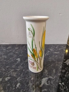 Portmeirion Botanic Gardens Bud Vase 5" - Snowdrop & Crocus - Excellent - Picture 1 of 2