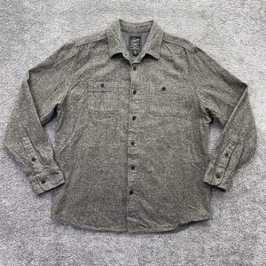 Grayers Shirt Mens Large Gray Heritage Flannel Pockets Outdoors Hiking Work - Picture 1 of 11