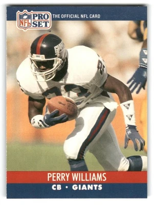1990 Pro Set #600 Perry Williams | New York Giants - Image 1 of 2
