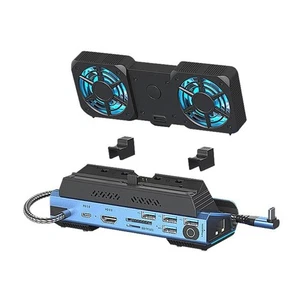 Multiport Adapter Dock Station Type-C Dock 4K@60Hz RJ45 Card Reader - Zdjęcie 1 z 8