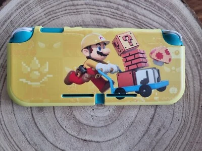 🍀 Nintendo Switch LITE Schutzhülle Soft Case Schutz Mario Maker Design - Bild 1 von 4